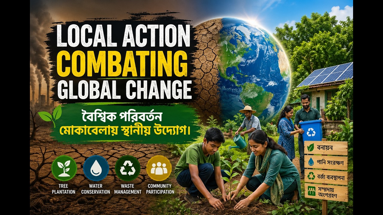 Local Action Combating Global Change|বৈশ্বিক পরিবর্তন মোকাবেলায় স্থানীয় উদ্যোগ 